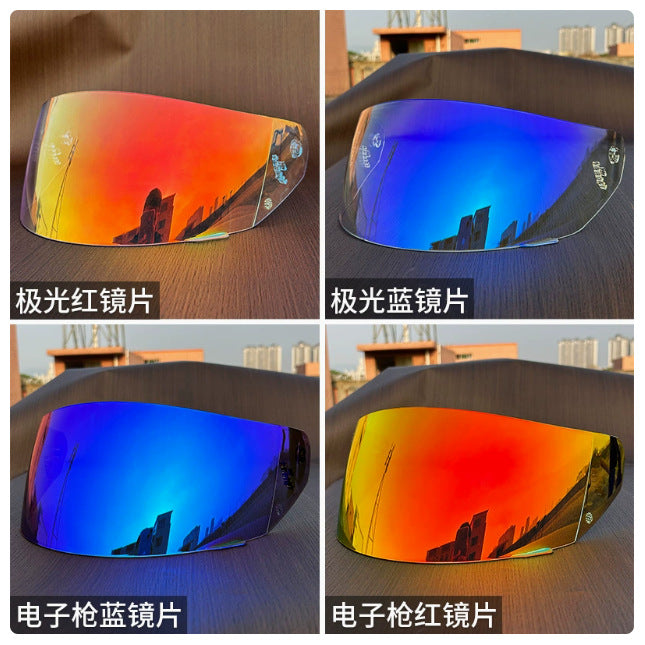 适配LS2 FF802/FF352头盔镜片 日夜通用摩托车头盔配件头盔面罩