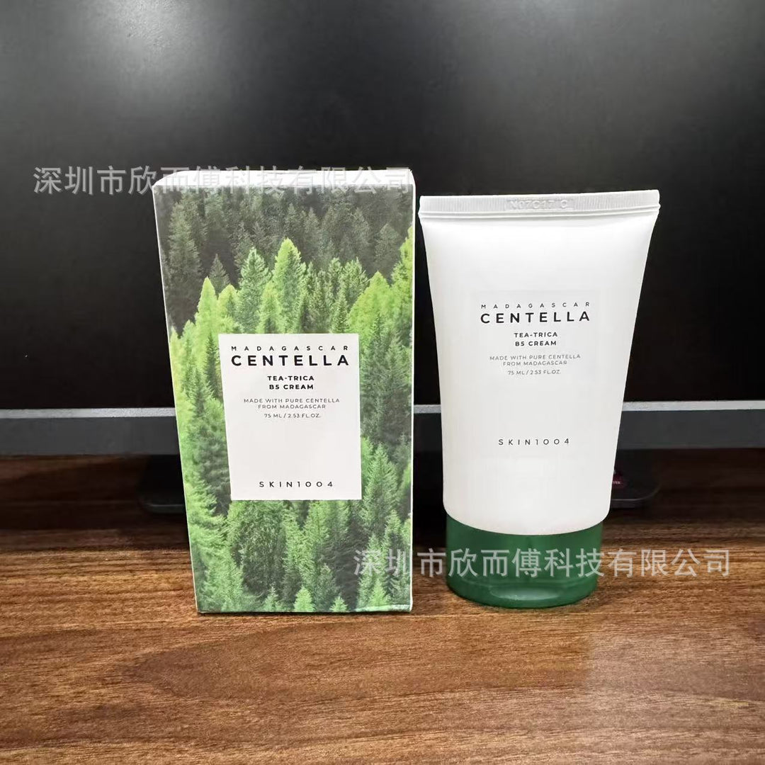 跨境SKIN1004积雪草安瓶精华面霜洗面奶小粉棒理肤天使组合套装