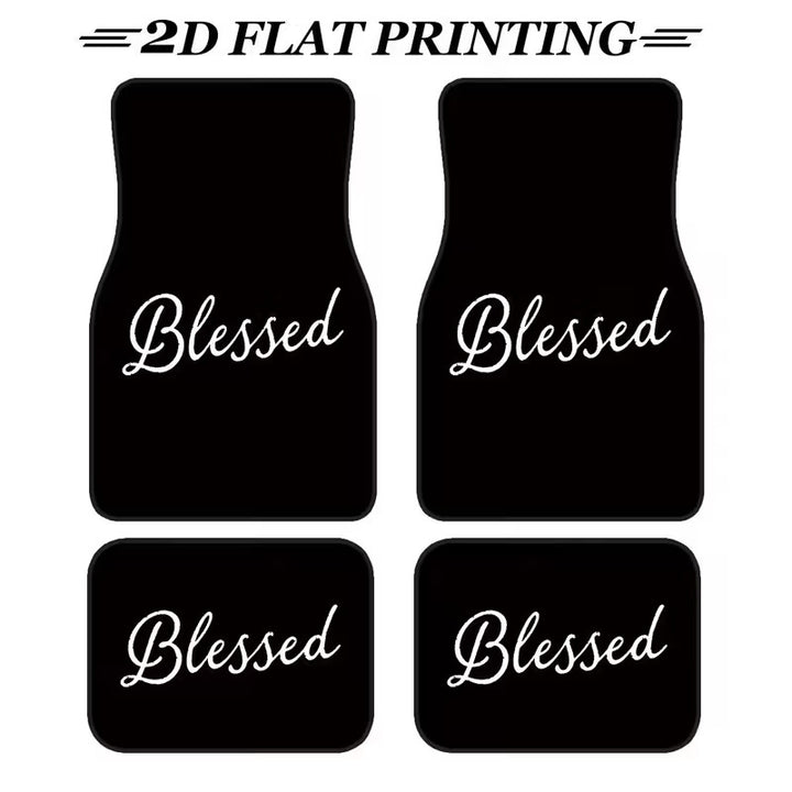 Drop Shipping Stain Resistant Floor Mat All Season Universal Car Foot Mat 4 Piece Set Drop Shipping