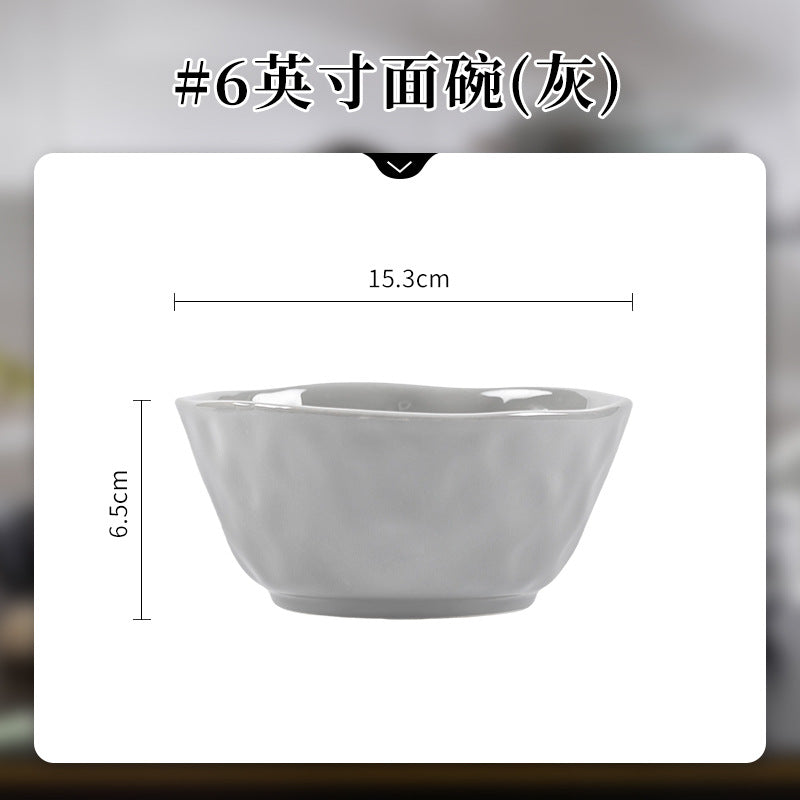 陶瓷餐具碗碟套装家用碗盘子碗筷米饭碗北欧轻奢高级感2024款餐具