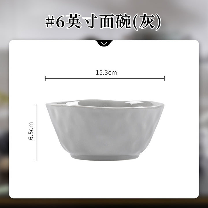 陶瓷餐具碗碟套装家用碗盘子碗筷米饭碗北欧轻奢高级感2024款餐具