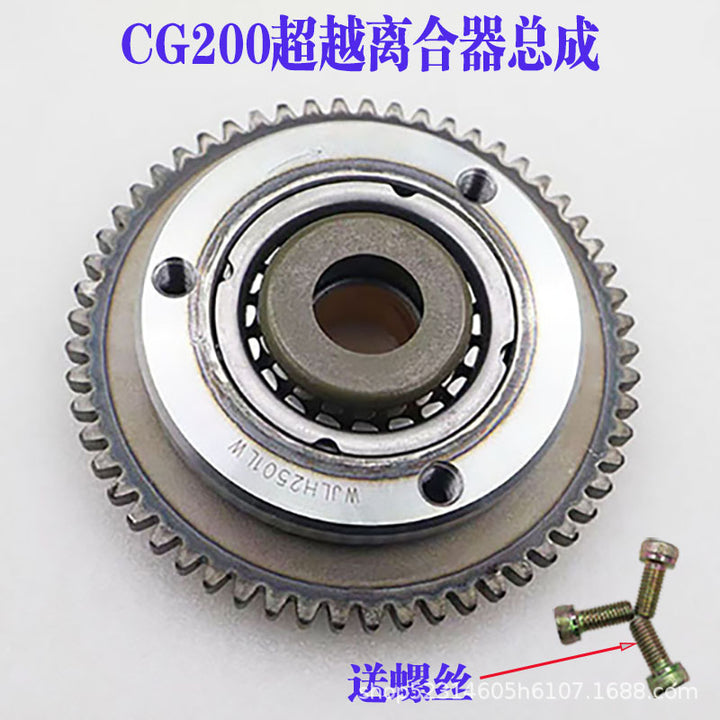 Motorcycle Clutch Assembly & Starter Disc – CG 200-20 Three Wheeler Complete Set