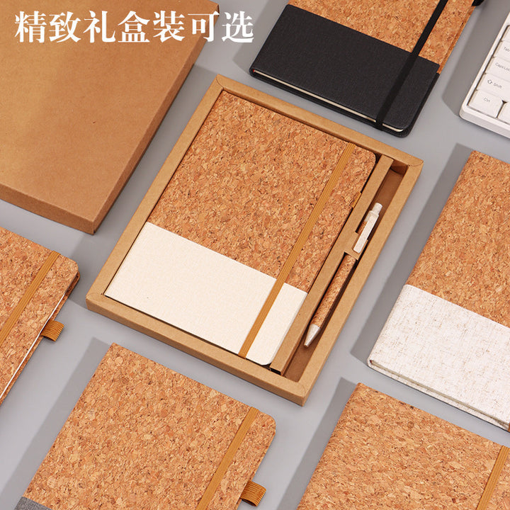 Eco Cork Notebook Gift Set with Logo – A 5 Notepad for Office & School Wholesale