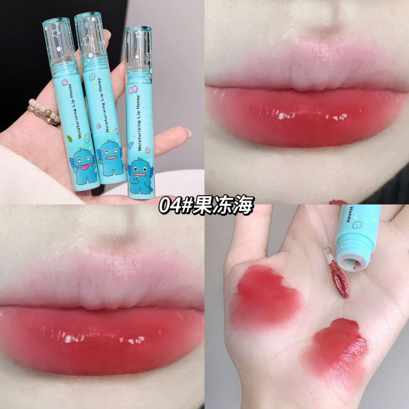 kekemood萌宠丑鱼水润唇蜜持色镜面唇釉保湿滋润显色淡唇纹美唇膏