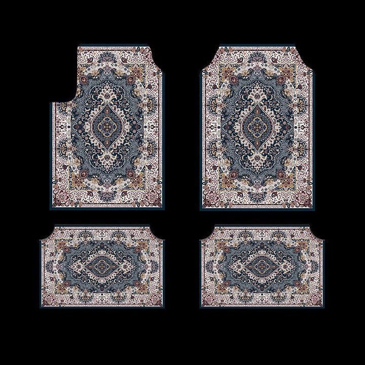 temu Car Foot Mat 4 Piece Set Home Stain Resistant Floor Mat Entryway Entryway Door Mat