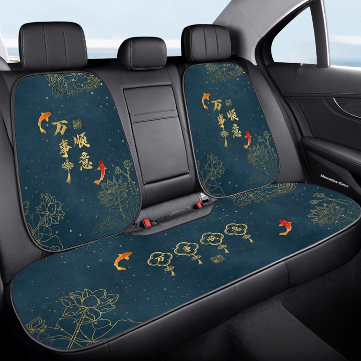Chinese Style Car Seat Cushion – Breathable Four-Season Universal Single Piece