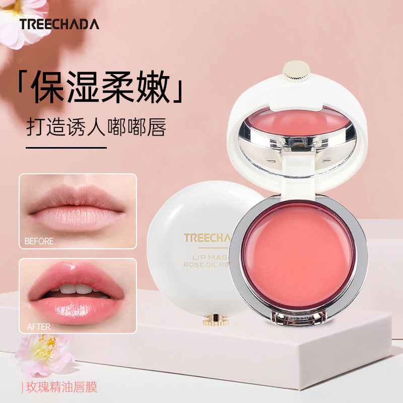 TREECHADA Rose Lip Mask Moisturizing Nourishing TR Lip Mask