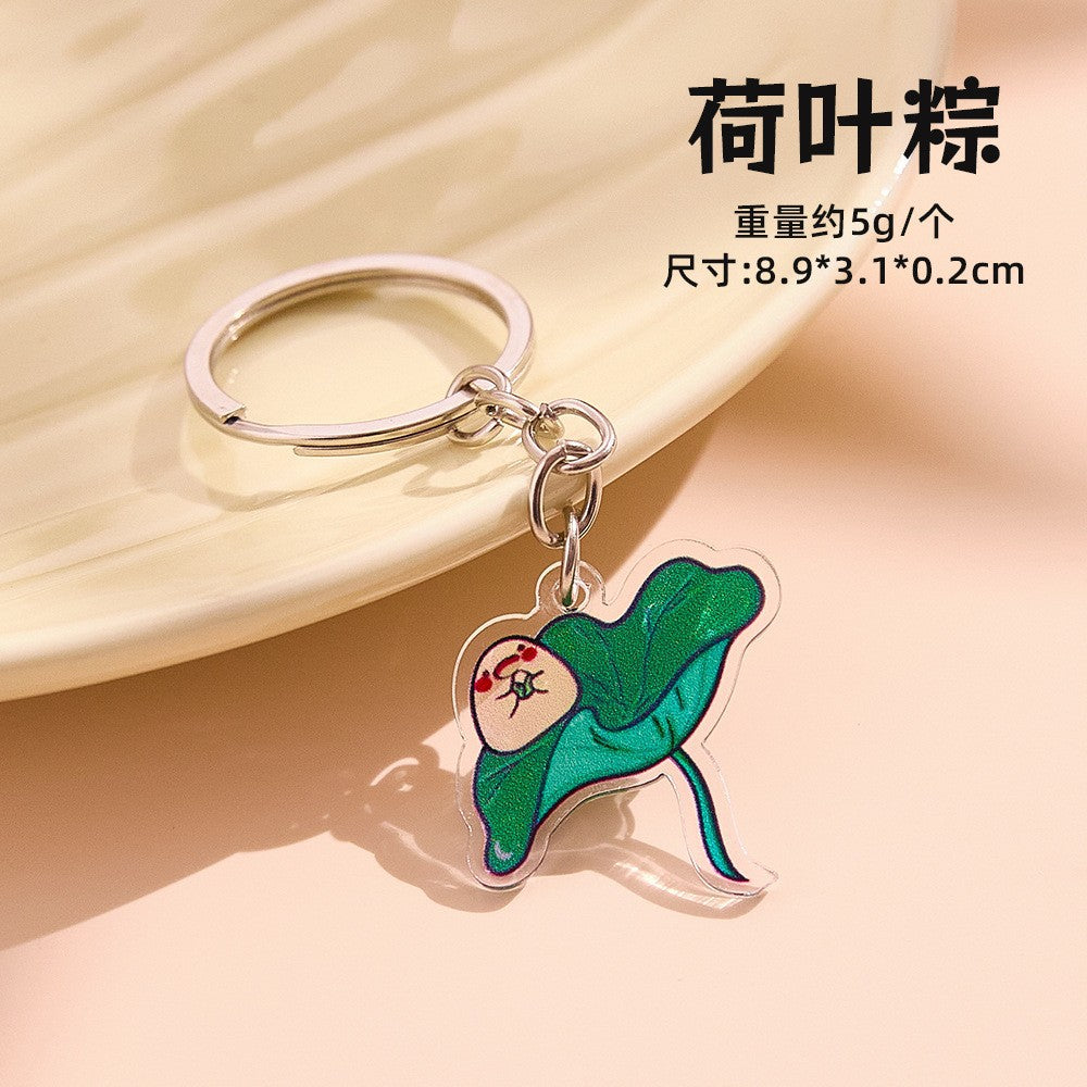 创意可爱卡通钥匙扣书包挂件小礼品学生钥匙链情侣树脂小礼物批发