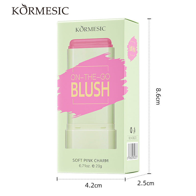 腮红棒系列Blusher自然修容提亮便携式腮红棒化妆品跨境外贸