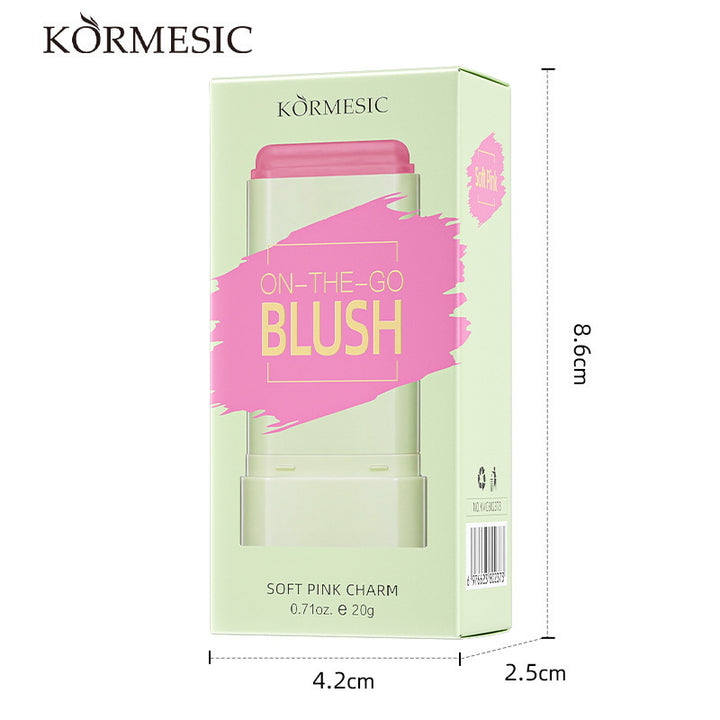 腮红棒系列Blusher自然修容提亮便携式腮红棒化妆品跨境外贸