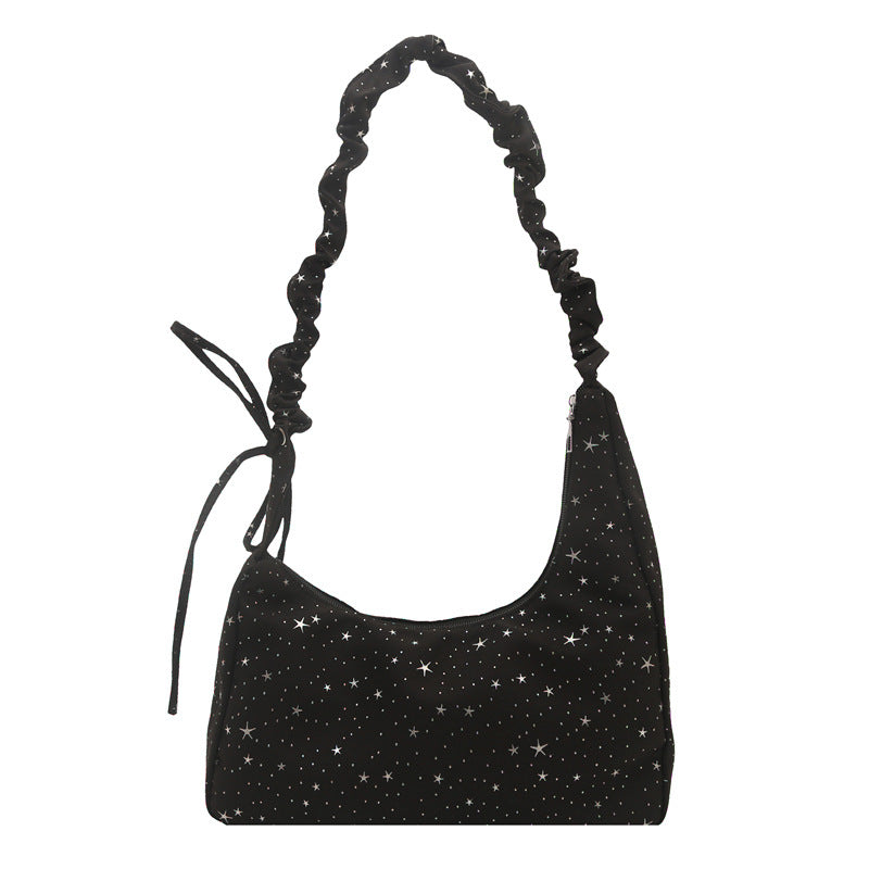 Spring High Aesthetic Single Shoulder Bag – Korean Star Pattern Casual Crossbody