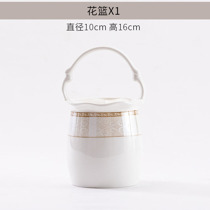 陶瓷碗碟批发景德镇骨瓷餐具碗盘碟子自由组合套装家用饭碗汤面碗