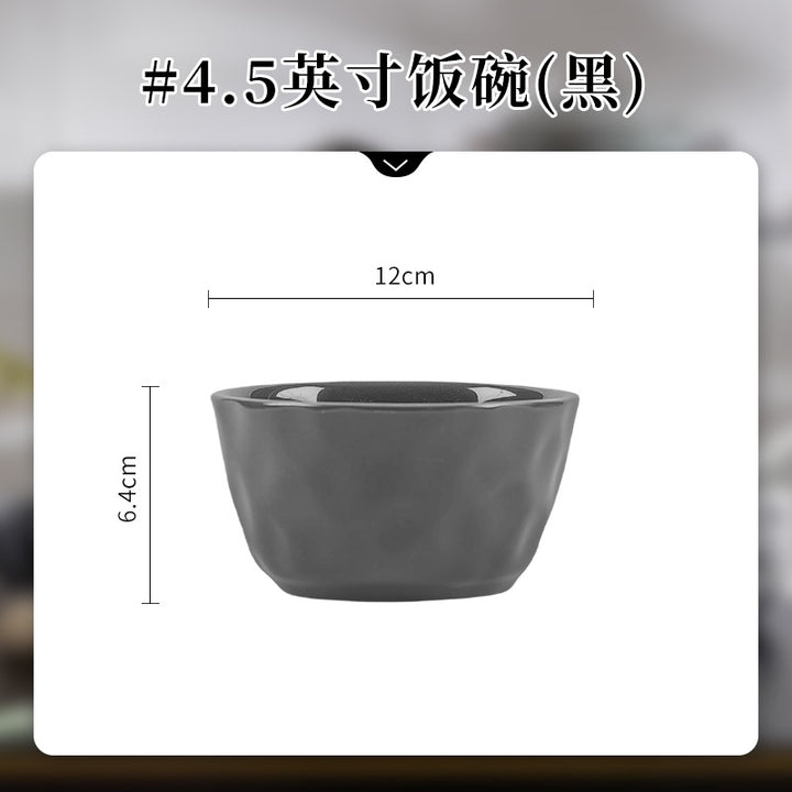 陶瓷餐具碗碟套装家用碗盘子碗筷米饭碗北欧轻奢高级感2024款餐具