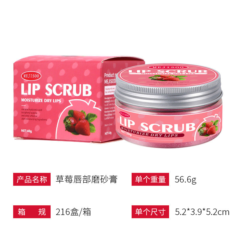 Body Scrub Strawberry Lip Scrub Exfoliating