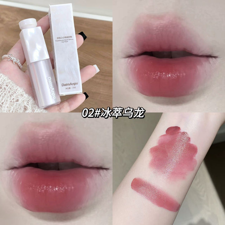 DaimAnpu清透之心镜面唇釉素颜显白纯欲风嘟嘟唇防水不易掉色唇彩