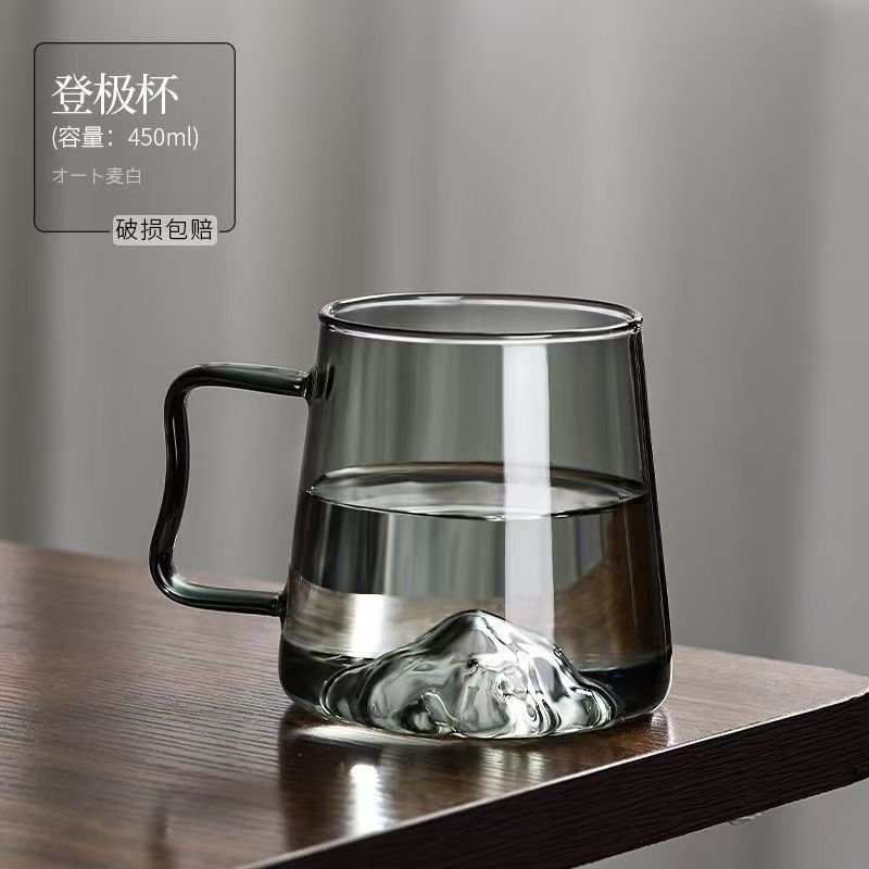 观山冷水壶玻璃耐热耐高温大容量冷泡果汁水杯家用茶壶茶杯套装