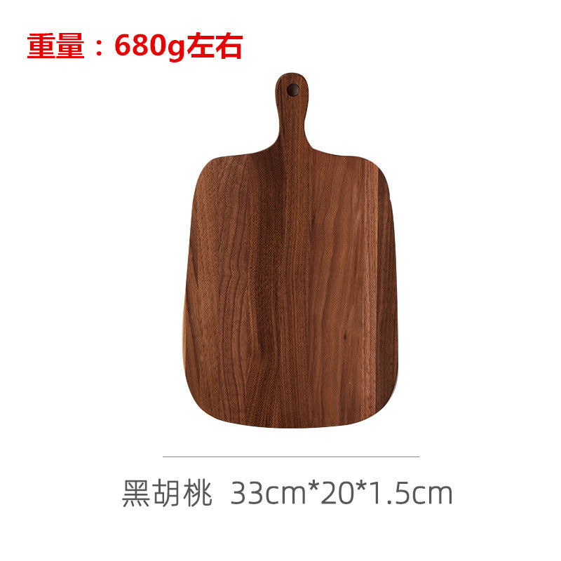 跨境定制相思木菜板胡桃木实木砧板牛排板户外便携露营面包水果板