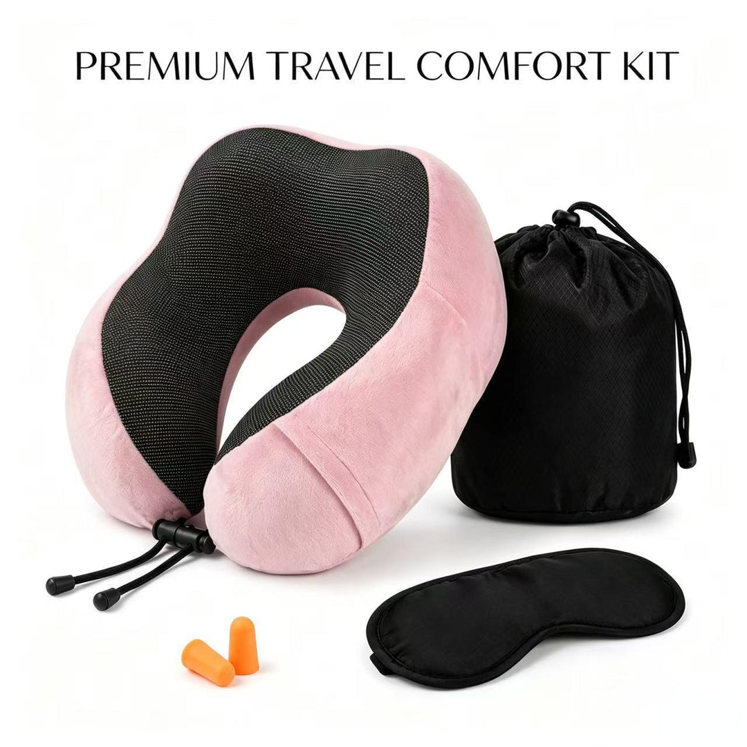 U Memory Foam Neck Pillow Travel Neck Pillow Portable U