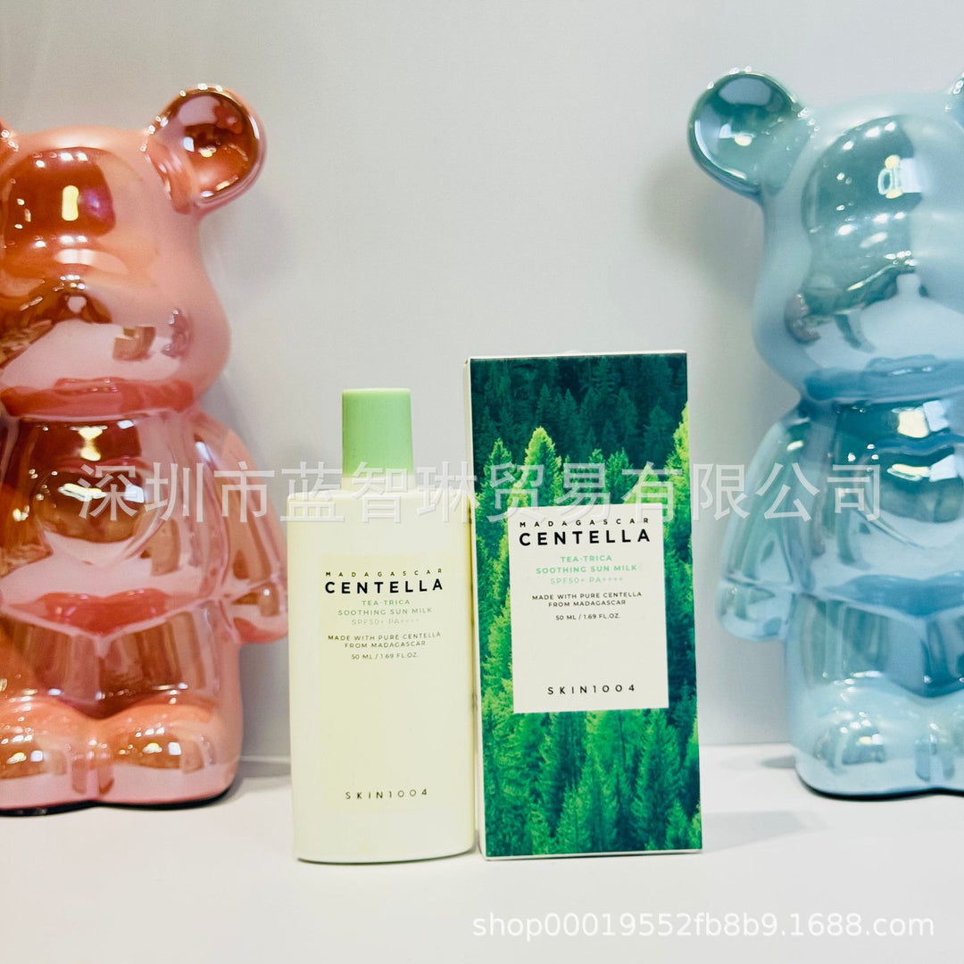 跨境韩国SKIN1004系列积雪草面霜洗面奶空气防嗮安瓶精华修护
