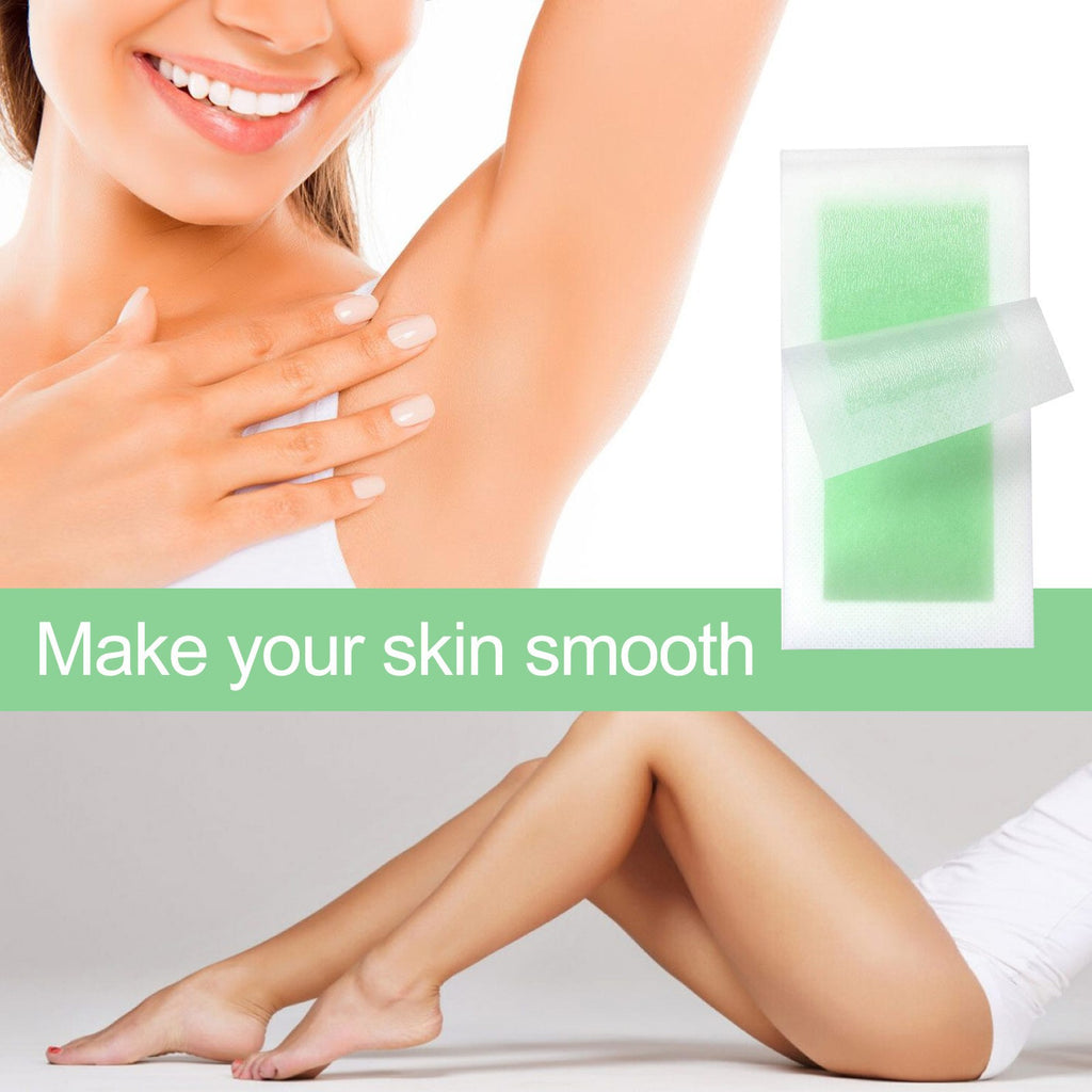 Double-Sided Wax Hair Removal Strips – Full Body Leg Underarm Arm Kit