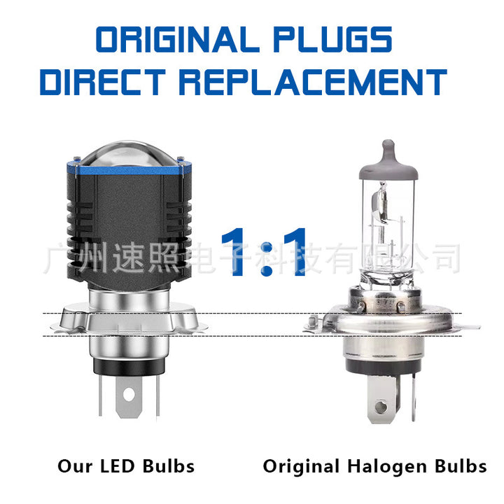 New LED H 4 H 6 BA 20 D
