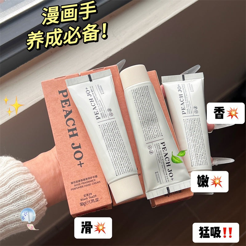 PEACH JO+桃作玻色因实验室檀香木33香氛护手霜补水滋润保湿香水
