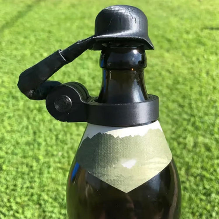 Soldier Salute Beer Bottle Helmet Helmet
