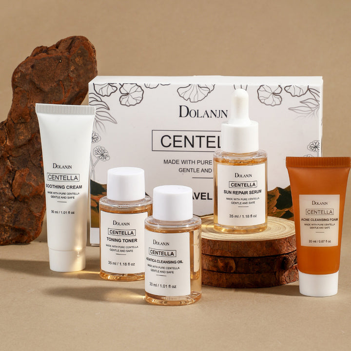 Set Portable Face Skincare Makeup Export