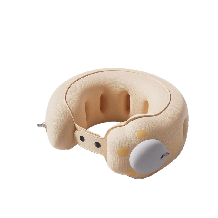 Cat Paw Inflatable Travel Neck Pillow - Portable PVC U-Shaped Support