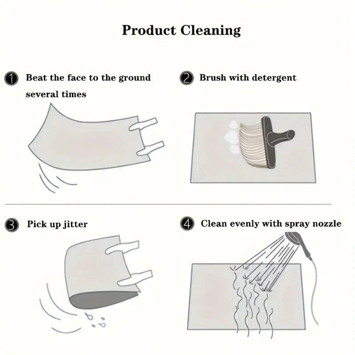 TEMUVintage Nordic Car Foot Mat Carpet 4 Piece Set Stain Resistant Floor Mat TEMUFoot Mat Wholesale