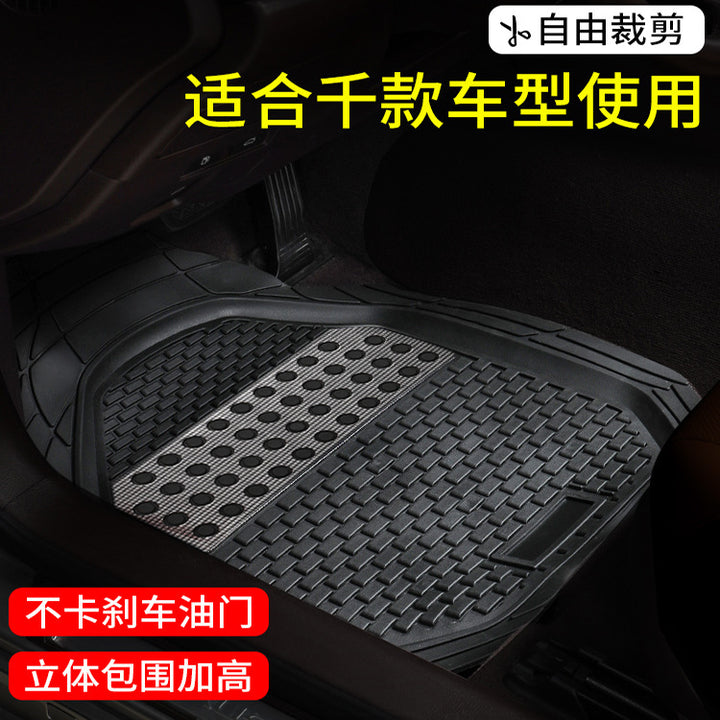 New Driver Side Waterproof Silicone Car Floor Mat – Anti-Slip Cuttable Carpet Pad