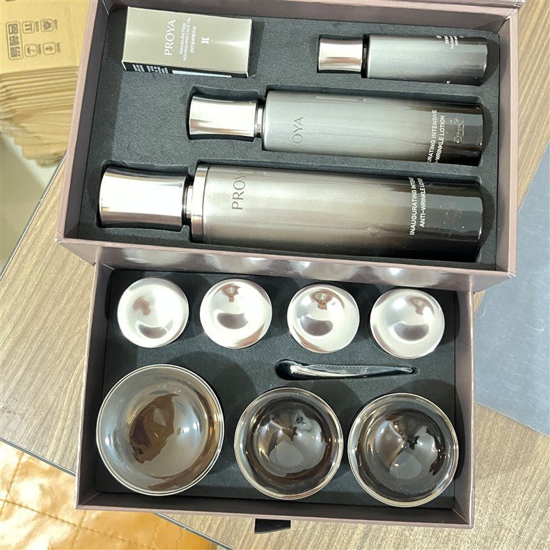 珀莱雅能量启时集致至臻套装水眼霜面霜精油补水保湿滋润