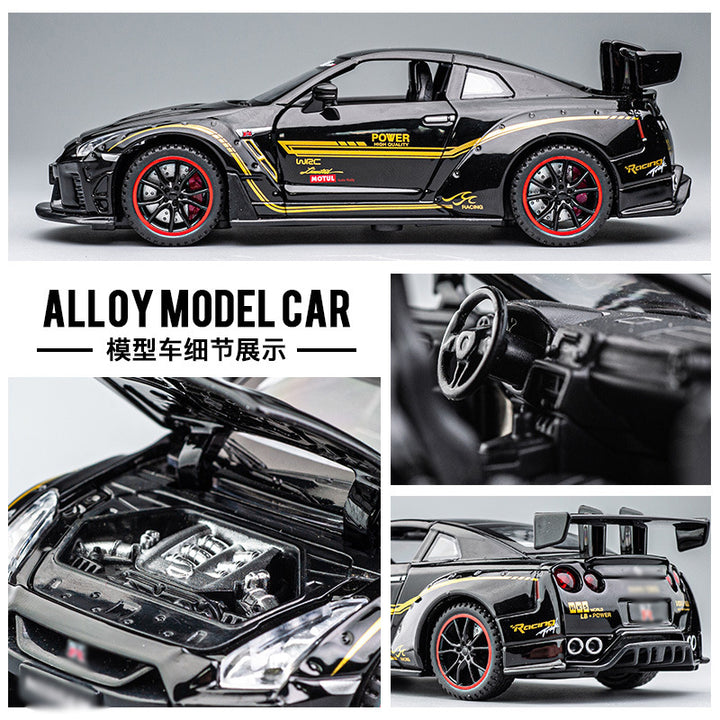 1:32 R 35 Modified Wide Body Car Models Alloy