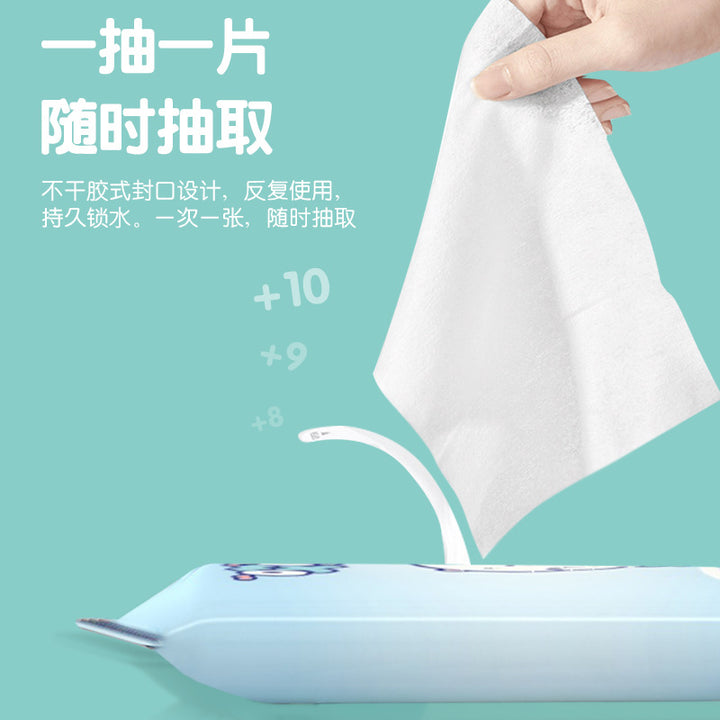 10片装湿纸巾湿巾婴儿十片抽无纺布湿巾纸母婴网店小礼品低价货源