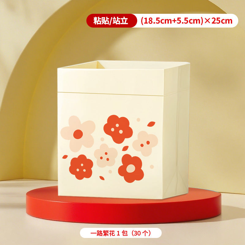 汽车载垃圾袋粘贴式可挂桶上内站立收纳便携专用大号一次性高级感
