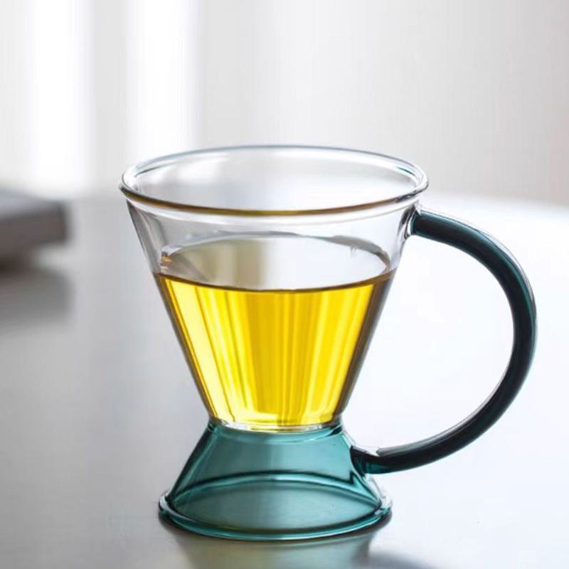 法式轻奢午茶玻璃壶 耐热透明玻璃泡茶壶套装带过滤花茶煮茶壶