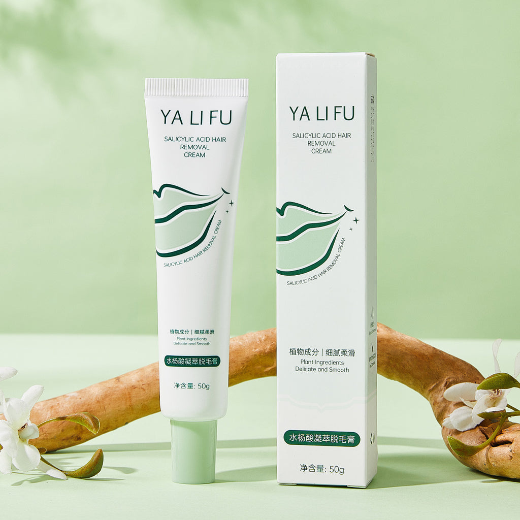 Yafu Salicylic Acid Hair Removal Cream – Gentle Painless Soothing Formula