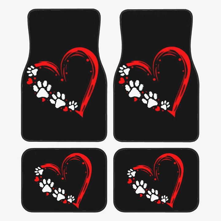TEMUNordic Vintage Car Foot Mat Carpet Carpet 4 Piece Set Stain Resistant Floor Mat Wholesale Drop Shipping