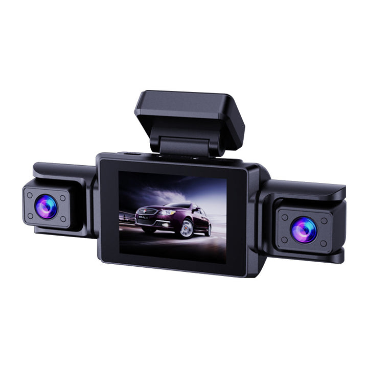 RV Truck 4-Channel Solar Wireless Dash Cam – HD Panoramic BSD Blind Warning