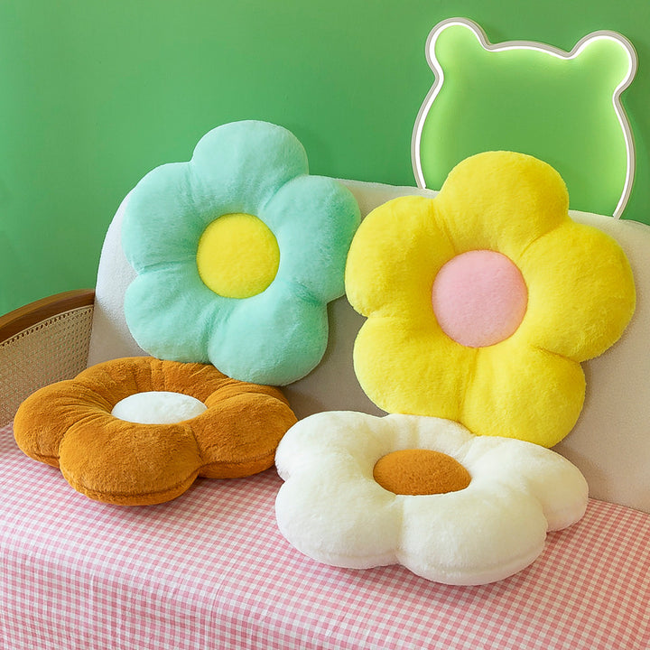 Flower Pillow Seat Cushion Bedroom Office Car
