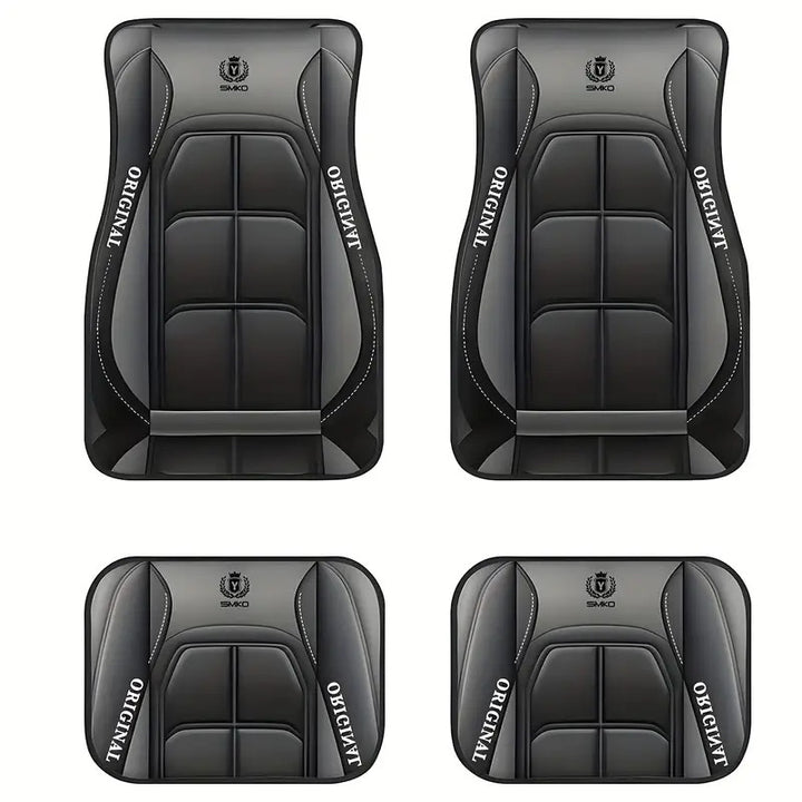 TEMUVintage Nordic Car Foot Mat Carpet 4 Piece Set Stain Resistant Floor Mat TEMUFoot Mat Wholesale