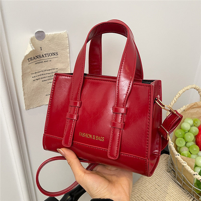 Large Capacity Single Shoulder Tote Bag New Fashion Handheld Crossbody Vintage Versatile Commuter