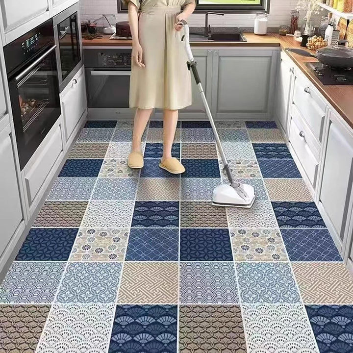 Leather Floor Mat Kitchen Waterproof Floor Mat Home