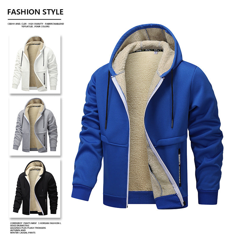 Fall/Winter Thickened Cardigan Hoodie Jacket