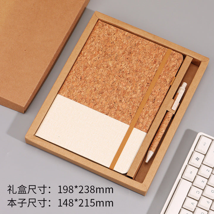 Eco Cork Notebook Gift Set with Logo – A 5 Notepad for Office & School Wholesale