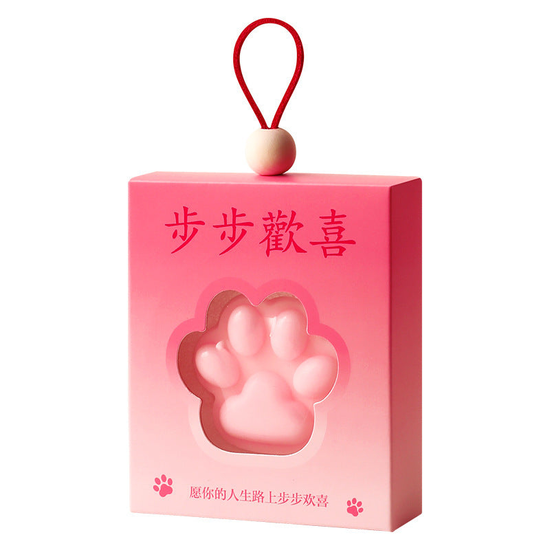 猫爪皂手工皂洗手皂清洁皂可爱创意礼品皂造型肥皂伴手礼香皂批发