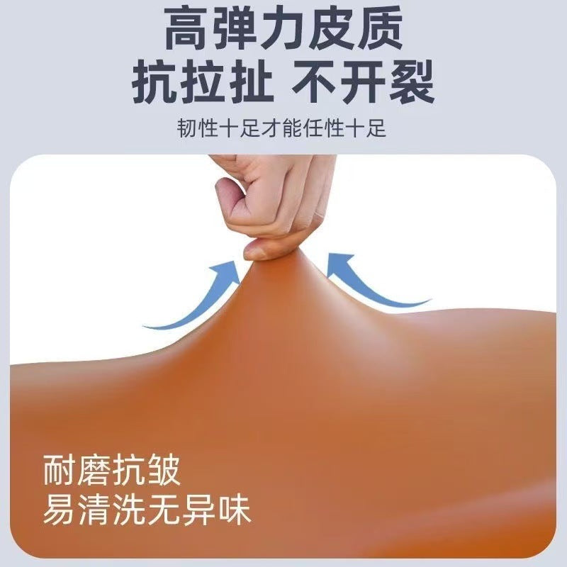 电动车踏板摩托车座套防水防晒高弹皮革坐垫套四季款电瓶车防水罩