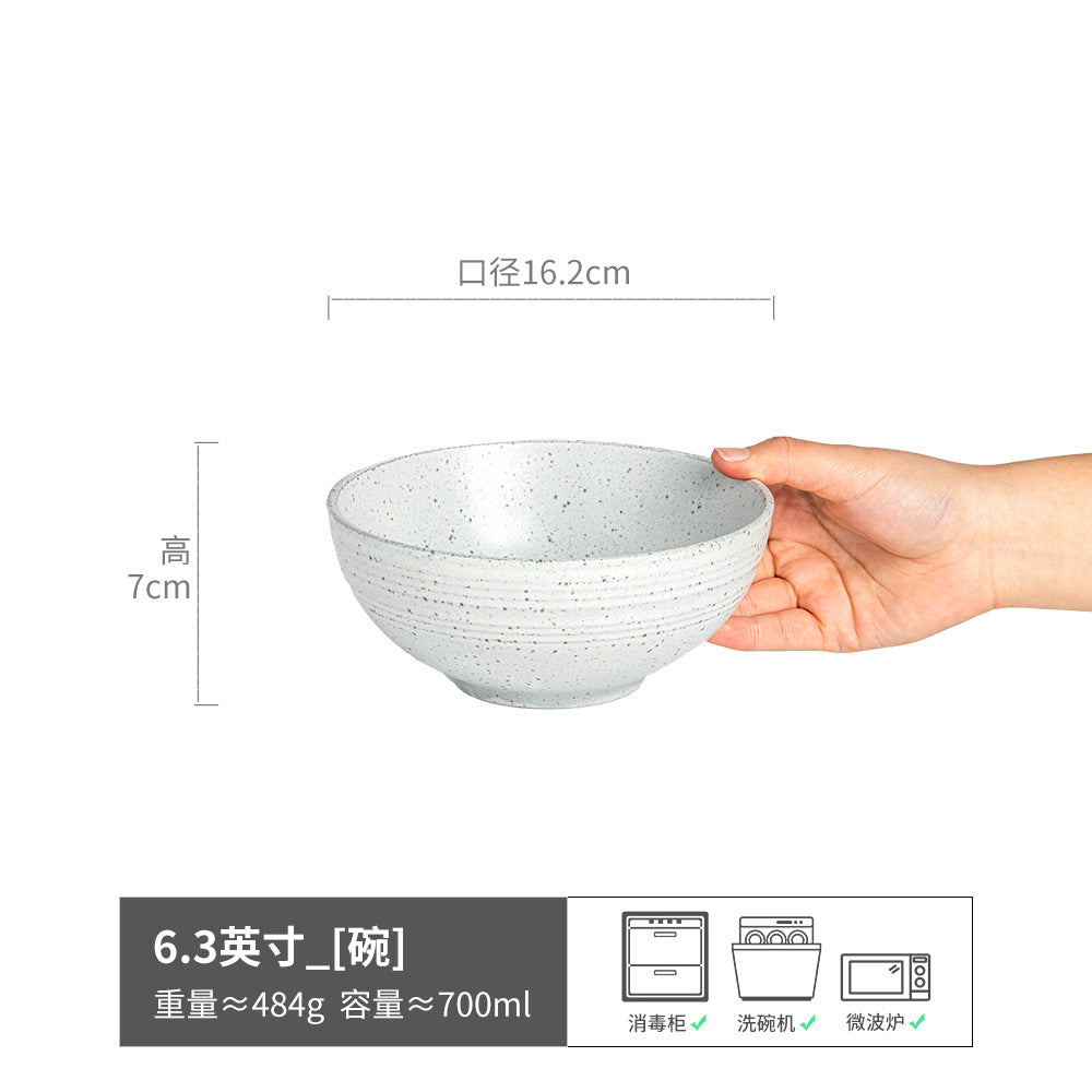 复古面碗日式陶瓷碗沙拉碗家用菜碗泡面碗餐具轻奢高颜值汤碗饭碗
