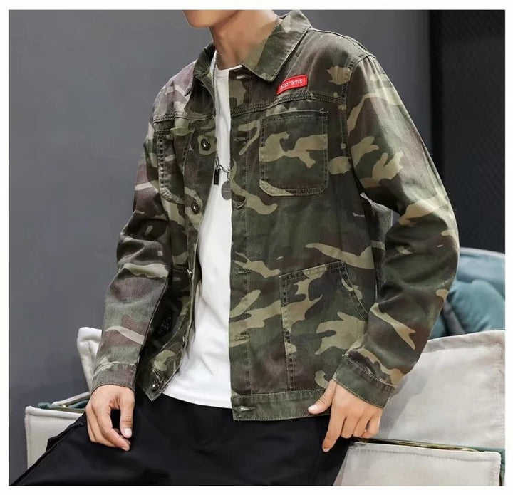 Jacket Men Korean Style Trendy Versatile Casual