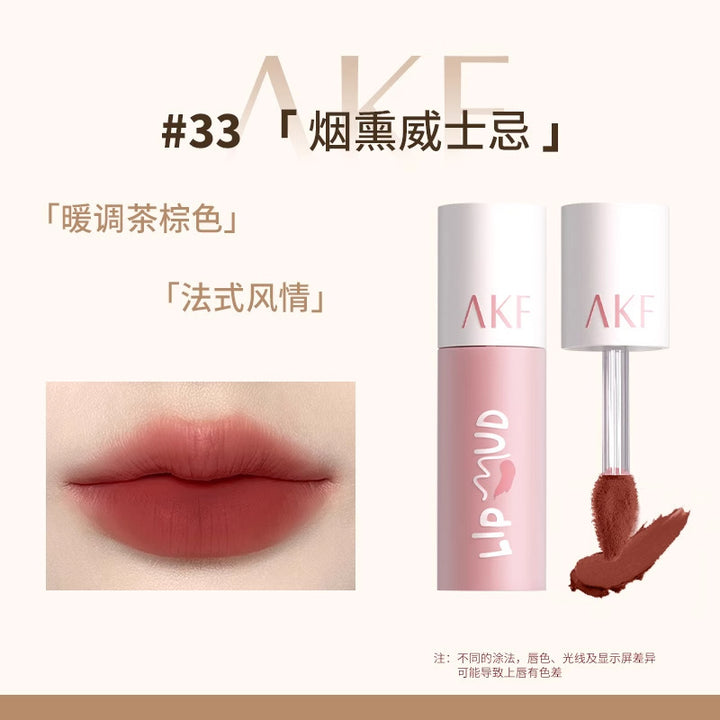 AKF Lip Mud Lipstick Women's Transfer-Proof Matte Lip Gloss